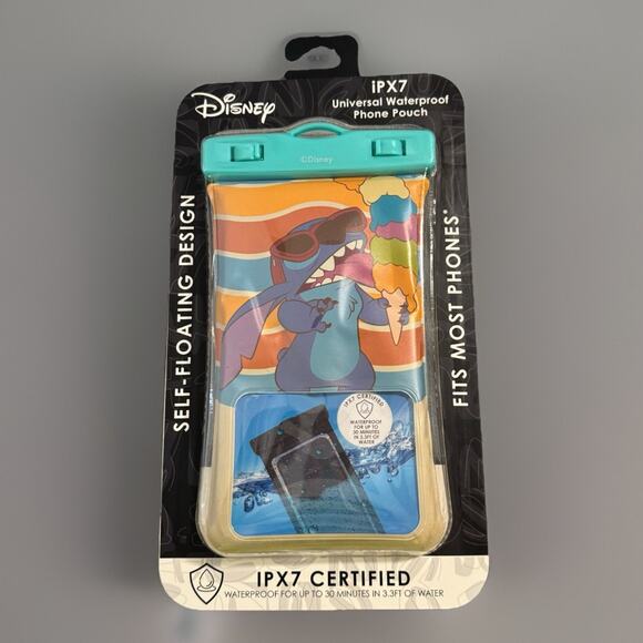 🔥Disney Stitch IPX7 Universal WaterProof Phone Pouch BNWT🔥 - Picture 1 of 2